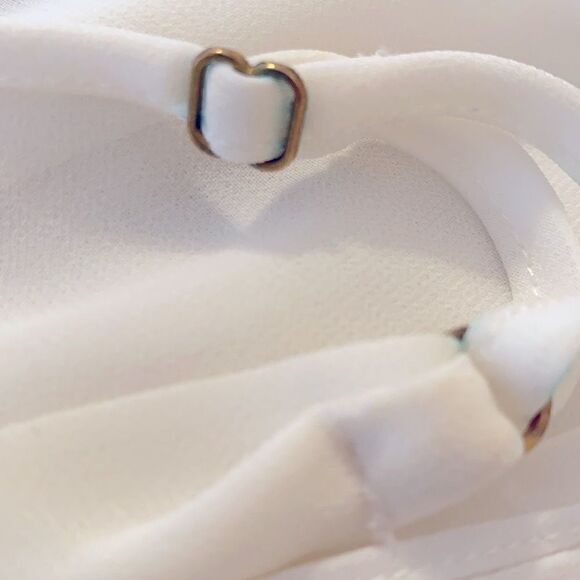 Flora Lace Embroidered Vintage Short Night Gown S Retro - Picture 5 of 5